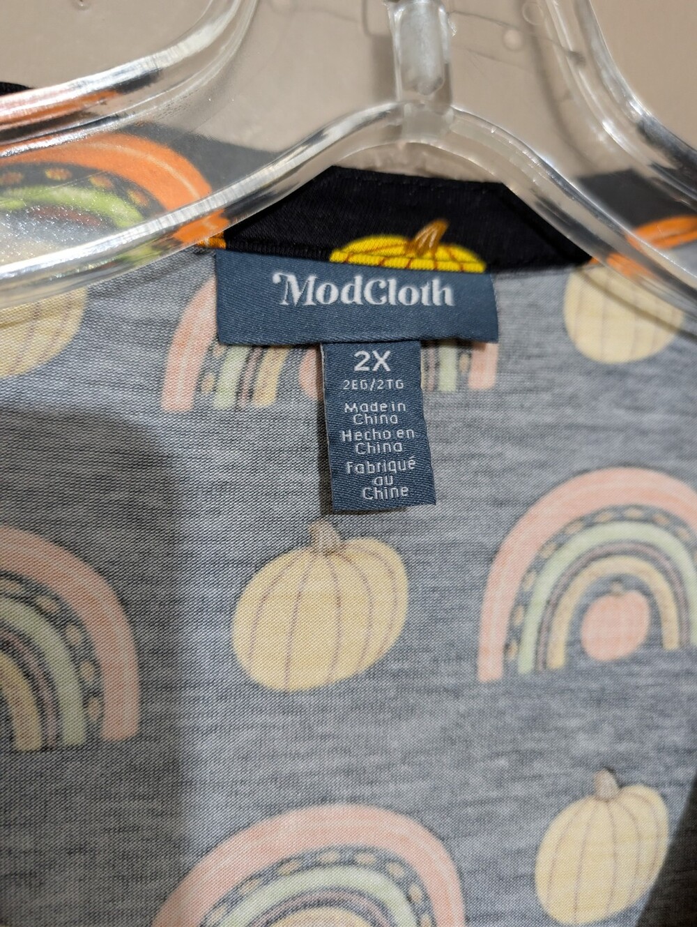 ModCloth Halloween/fall blouse Sz 2X - Picture 2 of 5